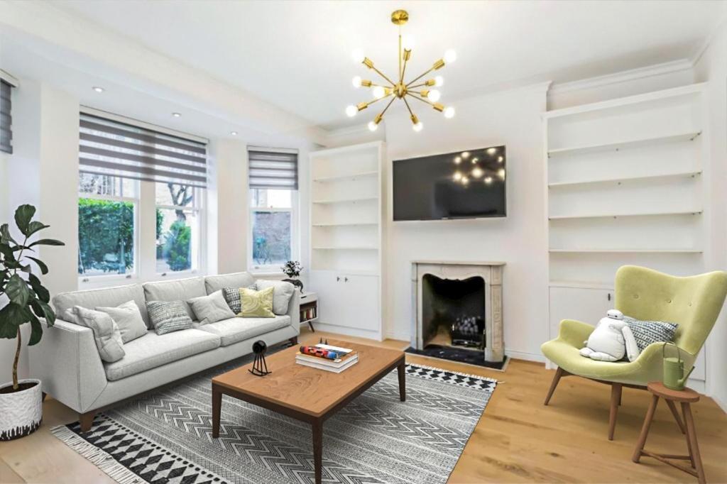 Modern Chelsea Flat, 3Bd 2Bath, With Parking Apartment Лондон Екстериор снимка