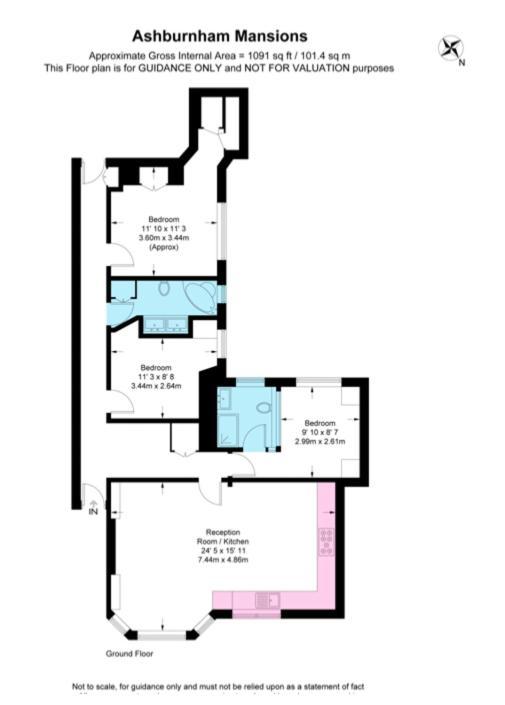 Modern Chelsea Flat, 3Bd 2Bath, With Parking Apartment Лондон Екстериор снимка